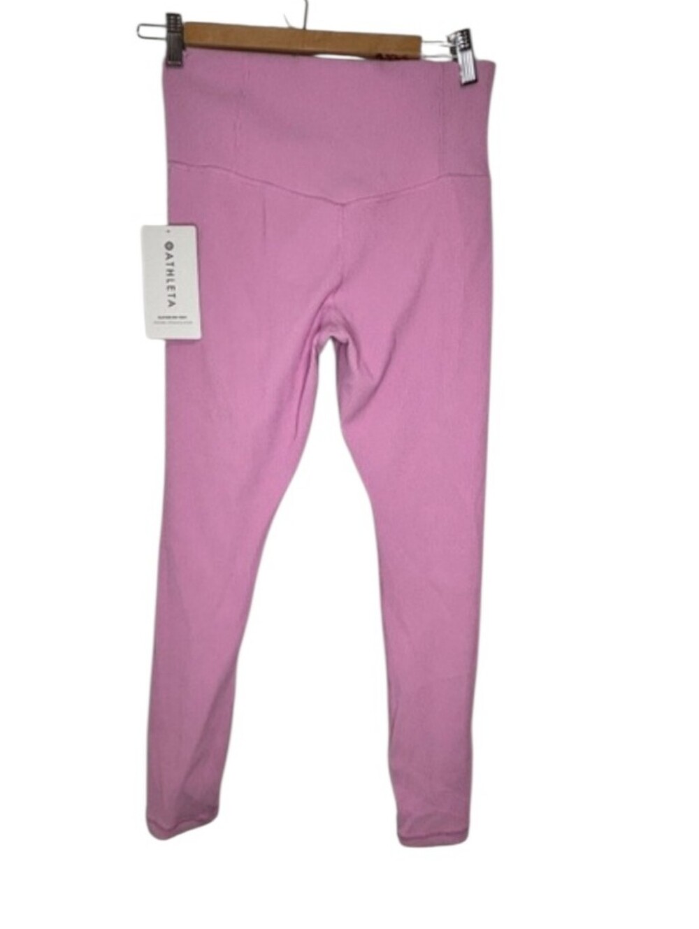 NWT Athleta Pink Leggings Ribbed
